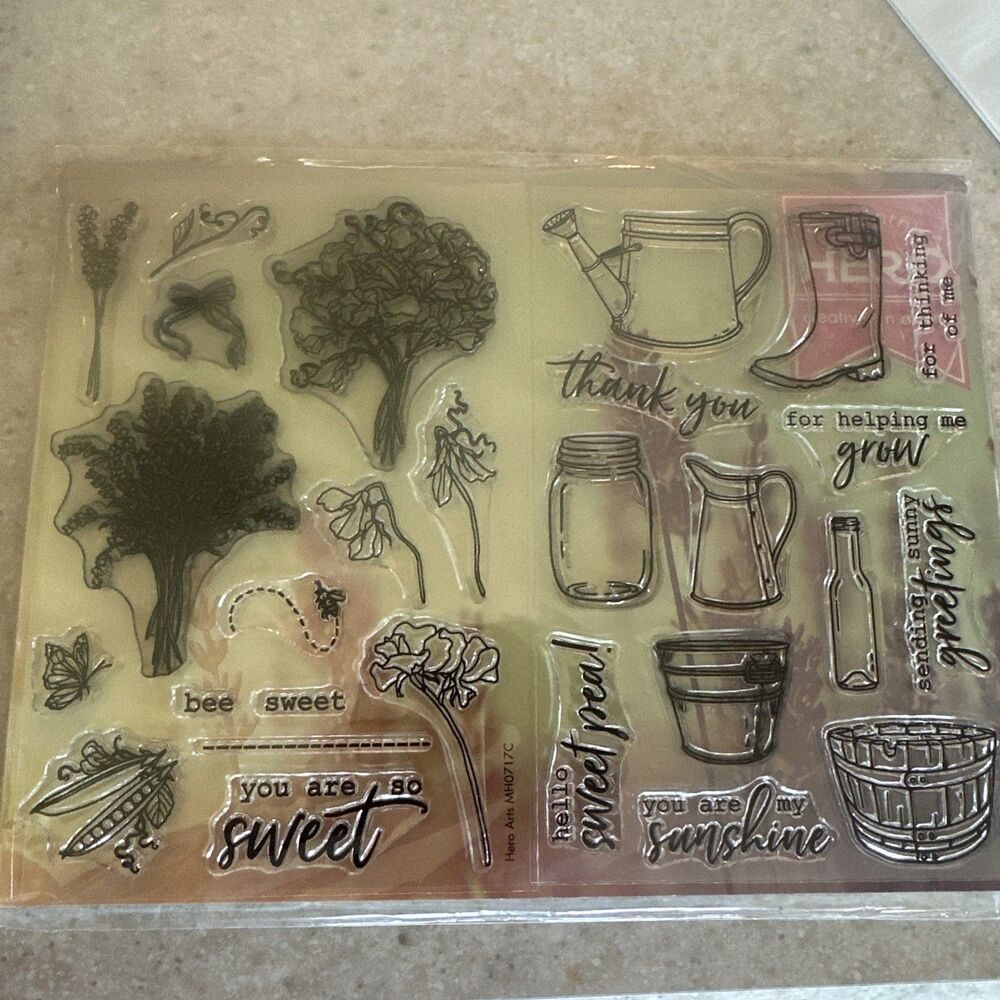 Hero Arts My Monthly Hero July 2017 - Stamps & Coordinating Dies Only MMH